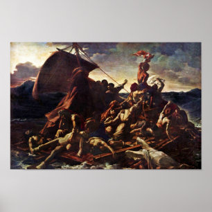 The Raft Of The Medusa, By Géricault Jean Louis Th ポスター