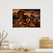 The Raft of the Medusa by Théodore Géricault ポスター (キッチン)