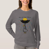 The Rain Kept Falling レディースロングスリーブ Tシャツ (正面)