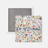 THE RAINBOW 食べカラフル・フルーツは水色を野菜に染める マグネット (正面/裏面)