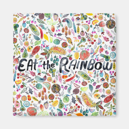 THE RAINBOW 食べカラフル・フルーツは水色を野菜に染める マグネット