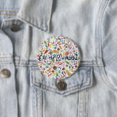 THE RAINBOW 食べカラフル・フルーツは水色を野菜に染める 缶バッジ (インサイチュ)