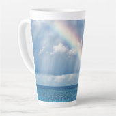 The Rainbow Design Latte Mug カフェラテマグ (左アングル)