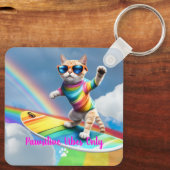 The Rainbow Rider キーホルダー (裏面)