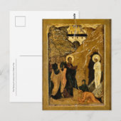 The Raising of Lazarus from a Festival Tier Icon   ポストカード (正面/裏面)
