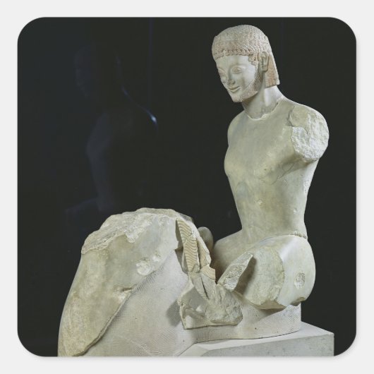 The Rampin Rider（ランピン・ライダー）、紀元前550-540年 スクエアシール (正面)
