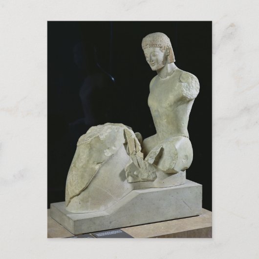 The Rampin Rider(ランピン・ライダー)、紀元前550-540年 ポストカード (正面)