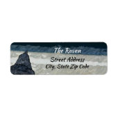 The Raven ゴシック 返送先住所ラベル ラベル (正面)