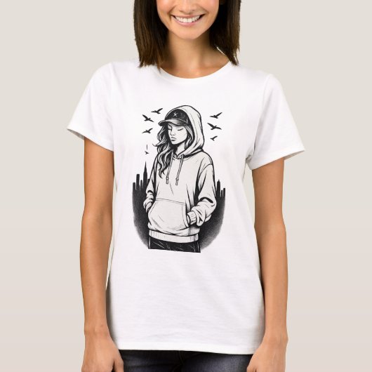 The Raven and the Heart of Light Tシャツ (正面)