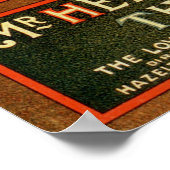 "The Raven" Edgar Allan Poe to Henry Ludlowe 1908 ポスター (角)