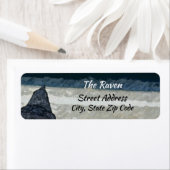 The Raven Gothic Return Address Labels ラベル (インサイチュ)