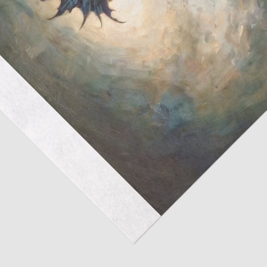 The Raven King on Chessboard Decoupage 薄葉紙 (詳細)