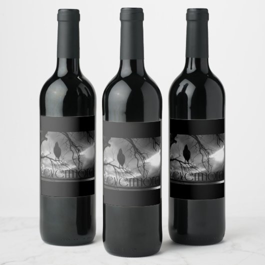 The Raven - Nevermore Sunbeams Tree ワインラベル (ボトル)