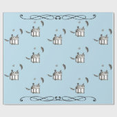 The Raven & The Desk – ラッ書ピング紙 ラッピングペーパー (フラット)