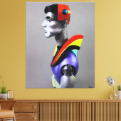 The Raygunner キャンバスプリント (インサイチュ (リビング))