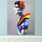 The Raygunner キャンバスプリント (インサイチュ (ウッドフロア))