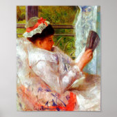 The Reader by Mary Cassatt ポスター (正面)
