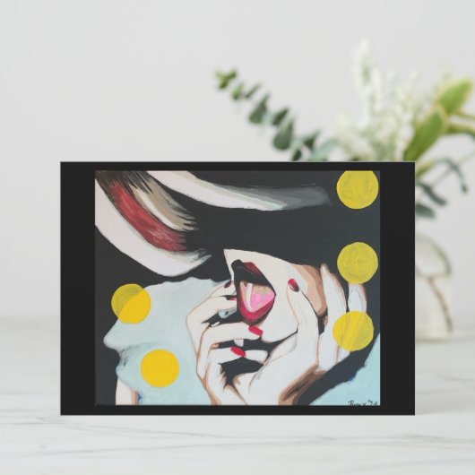 ‘The Reading of the Will’ Painting on a Small-Scal 招待状 (スタンド正面)