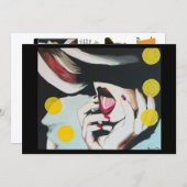 ‘The Reading of the Will’ Painting on a Small-Scal 招待状 (正面/裏面)