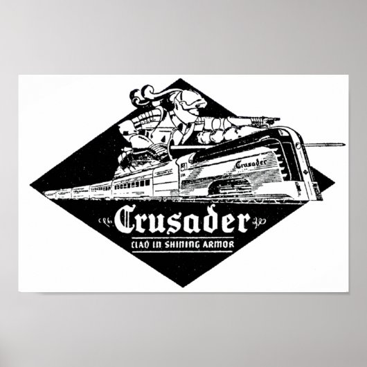 The Reading Railroad Crusader Streamliner ポスター (正面)