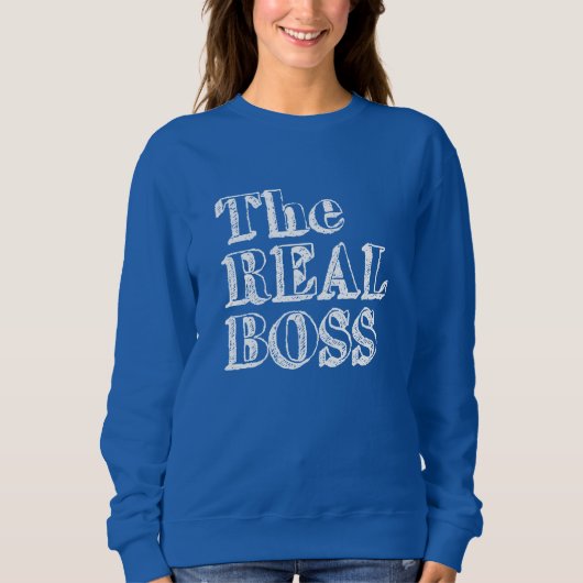 The Real Boss スウェットシャツ (正面)
