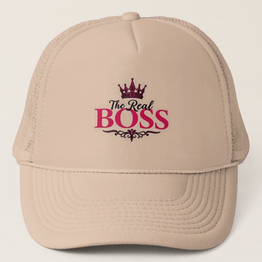 The Real Boss Women’s Stylish Trucker Hat, キャップ (正面)