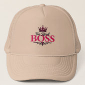 The Real Boss Women’s Stylish Trucker Hat,  キャップ (正面)