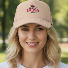 The Real Boss Women’s Stylish Trucker Hat,  キャップ