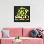 The Real Dill - フードィーな狂信者たち キャンバスプリント (インサイチュ (リビング))