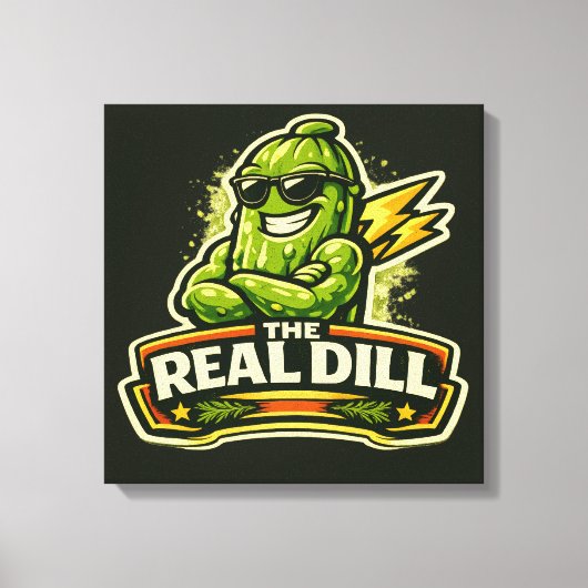 The Real Dill - フードィーな狂信者たち キャンバスプリント (正面)