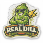The Real Dill - Foodie Fiends シール (正面)