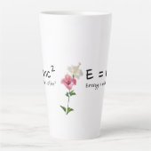 The Real Law of Energy Coffee Physics 101 Einstein カフェラテマグ (正面)