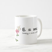 The Real Law of Energy Coffee Physics 101 Einstein コーヒーマグカップ (正面右)