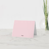 The Real MVP – Mom | Minimalist Blush Pink  サンキューカード (裏面)