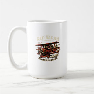 The Red Baron & His Dog – Aces of the Sky | Vintag コーヒーマグカップ