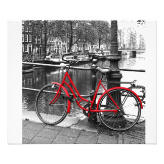 The Red Bike 1アートフォト フォトプリント