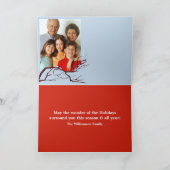 The Red Birds Photo Greeting Card シーズンカード (内部)