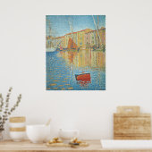 The Red Buoy, St. Tropez, Paul Signac ポスター (キッチン)