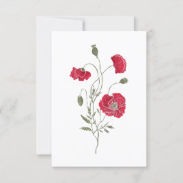 The Red Poppie 招待状