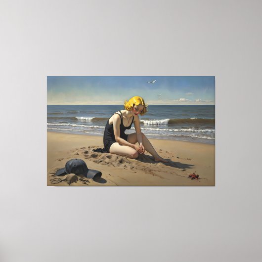 The Red Starfish (Signed キャンバスプリント (正面)