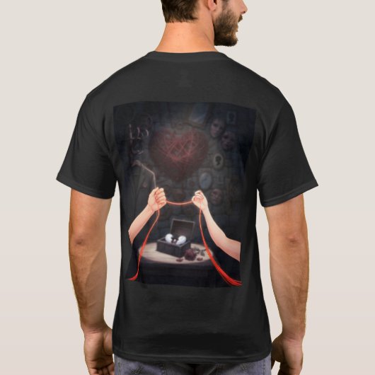 The Red Thread of Fate Dark Aesthetic Tシャツ (裏面)