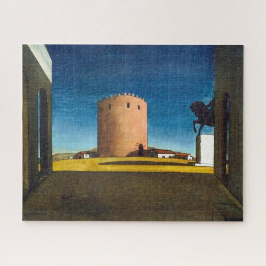 The Red Tower | Giorgio de Chirico |  ジグソーパズル (横)