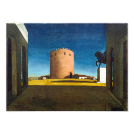 The Red Tower | Giorgio de Chirico |  フォトプリント