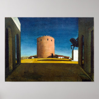 The Red Tower | Giorgio de Chirico |  ポスター