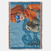 The Redhead and the sloth スローブランケット (正面縦)