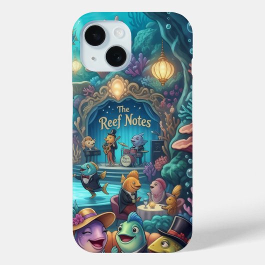 The Reef Notes Underwater Band iPhoneケース Case-Mate iPhoneケース (裏面)