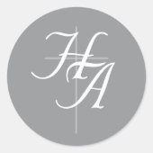 The Refined Catholic Silver Wedding ラウンドシール (正面)