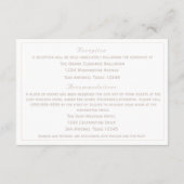 The Refined Catholic Wedding エンクロージャーカード (裏面)