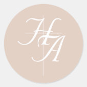 The Refined Catholic Wedding ラウンドシール (正面)