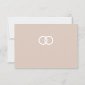 The Refined Catholic Wedding 出欠カード (裏面)